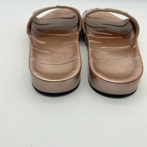 New jimmy Choo Rey slides rose gold size 37 display pair - Picture 8 of 13